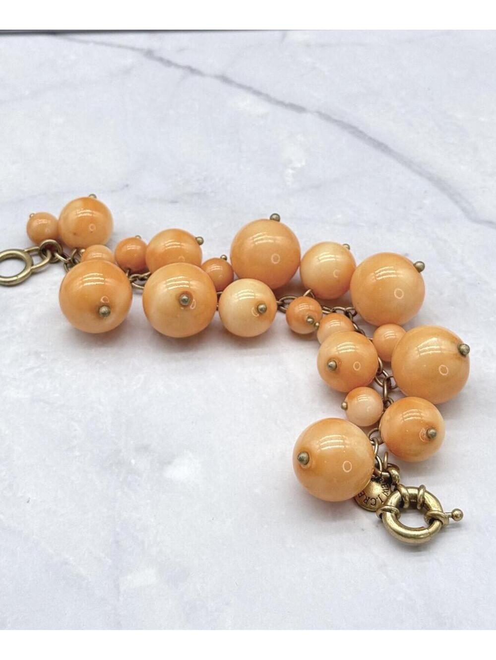 J. Crew - Peach Cluster Bubble Bracelet
